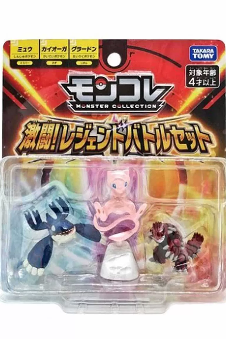 Pocket Monster Pokémon Figurer-3 Legendariske Japanske Figurer