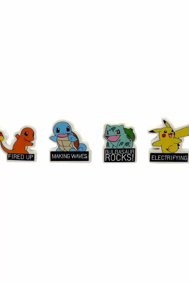 Pocket Monster Pokémon Skoleudstyr-4 Pokemon Starters Viskelaeder