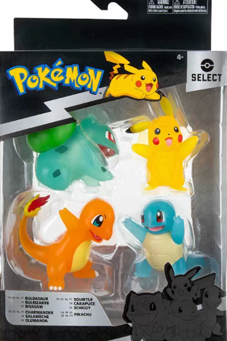 Pocket Monster Pokémon Figurer-4 Shiny Pokémon Figurer