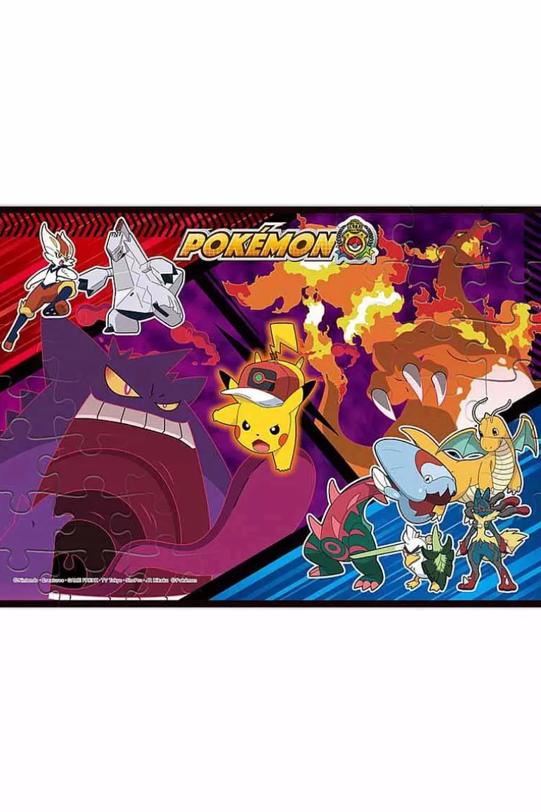 Pocket Monster Pokémon Til Børneværelset-5 Sma Japanske Pokemon Puslespil