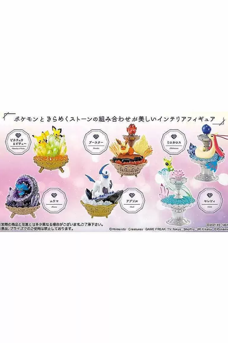 Pocket Monster Pokémon Figurer-6 Pokémon Figurer Med Aedelstene