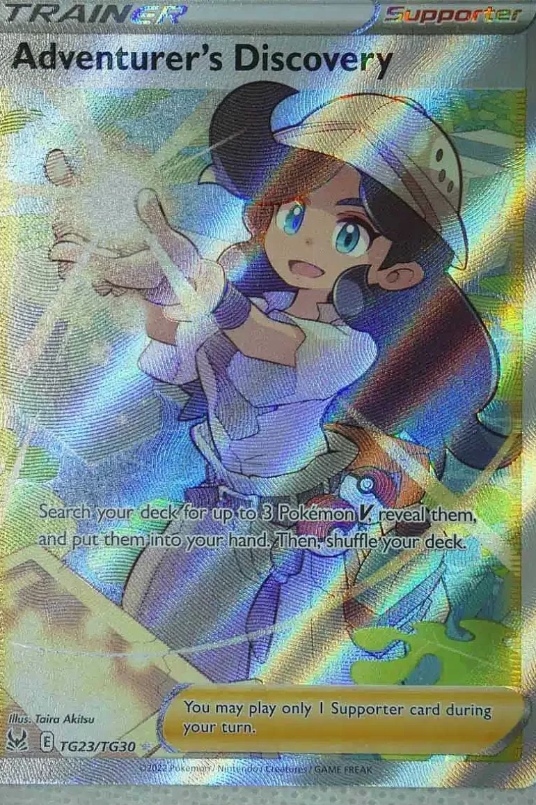 Pocket Monster Pokémon Kort-Adventurer'S Discovery Tg23/Tg30 Full Art