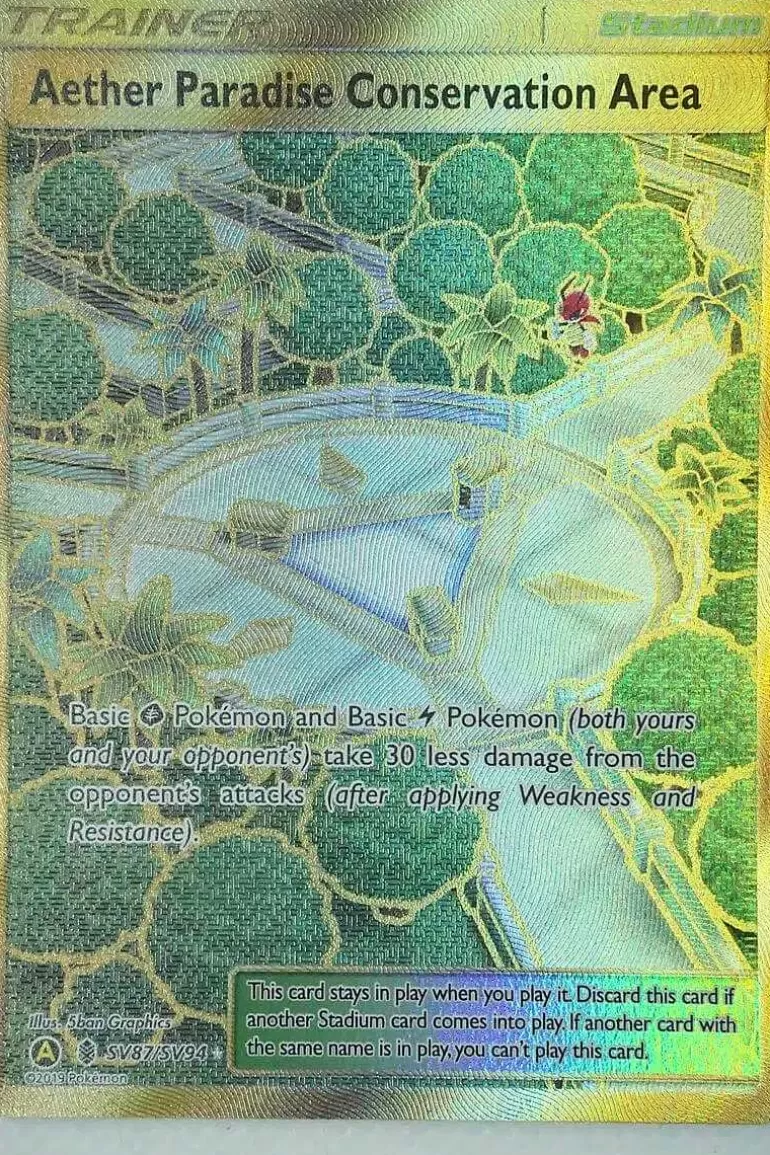 Pocket Monster Pokémon Kort-Aether Paradise Conservation Area Sv87/Sv94 Full Art