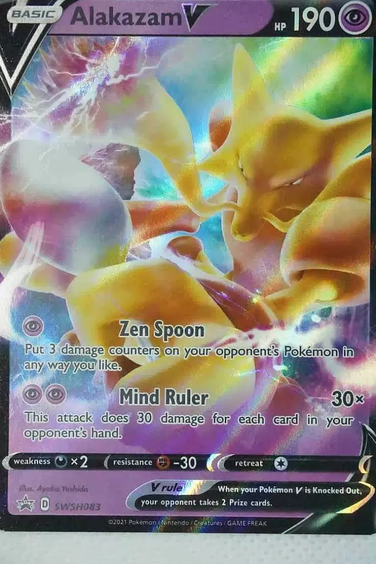 Pocket Monster Pokémon Kort-Alakazam V Swsh083
