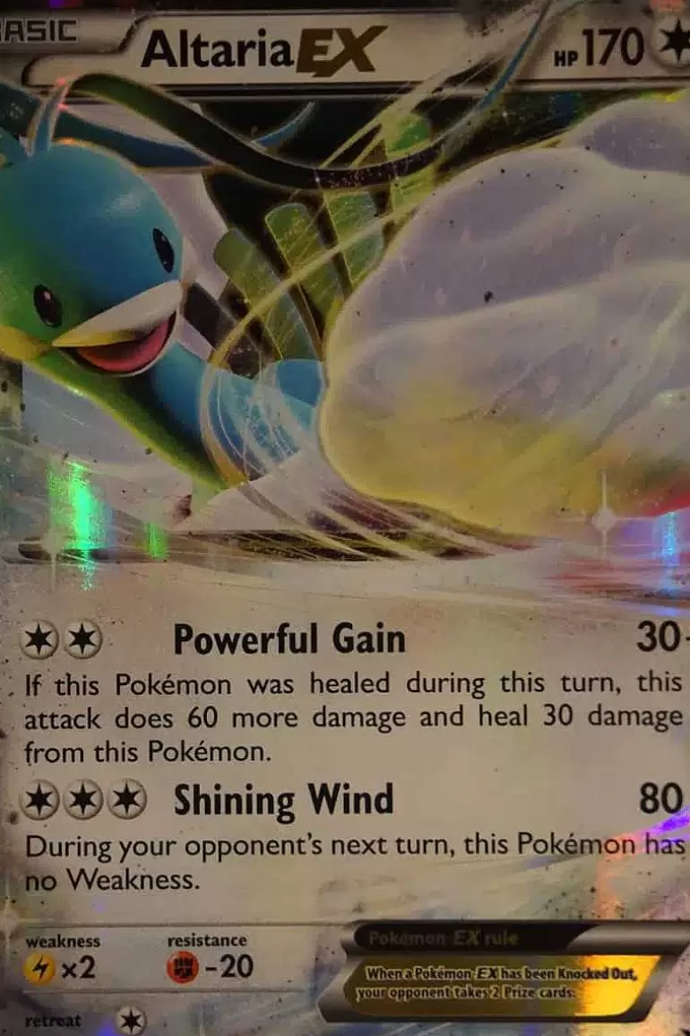 Pocket Monster Pokémon Kort-Altaria Ex 83/124