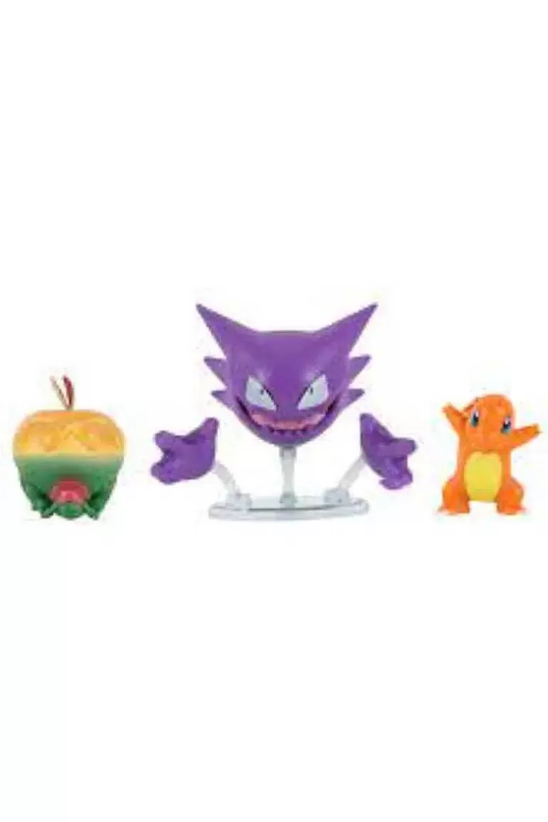 Pocket Monster Pokémon Figurer-Appletun Haunter Og Charmander Figurer