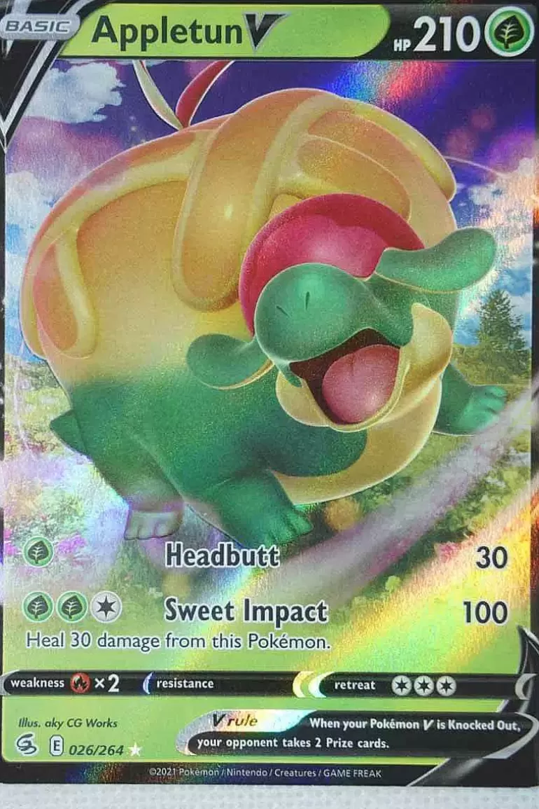 Pocket Monster Pokémon Kort-Appletun V 26/264
