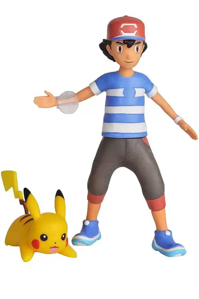Pocket Monster Pokémon Figurer-Ash & Pikachu Battle Feature Figure