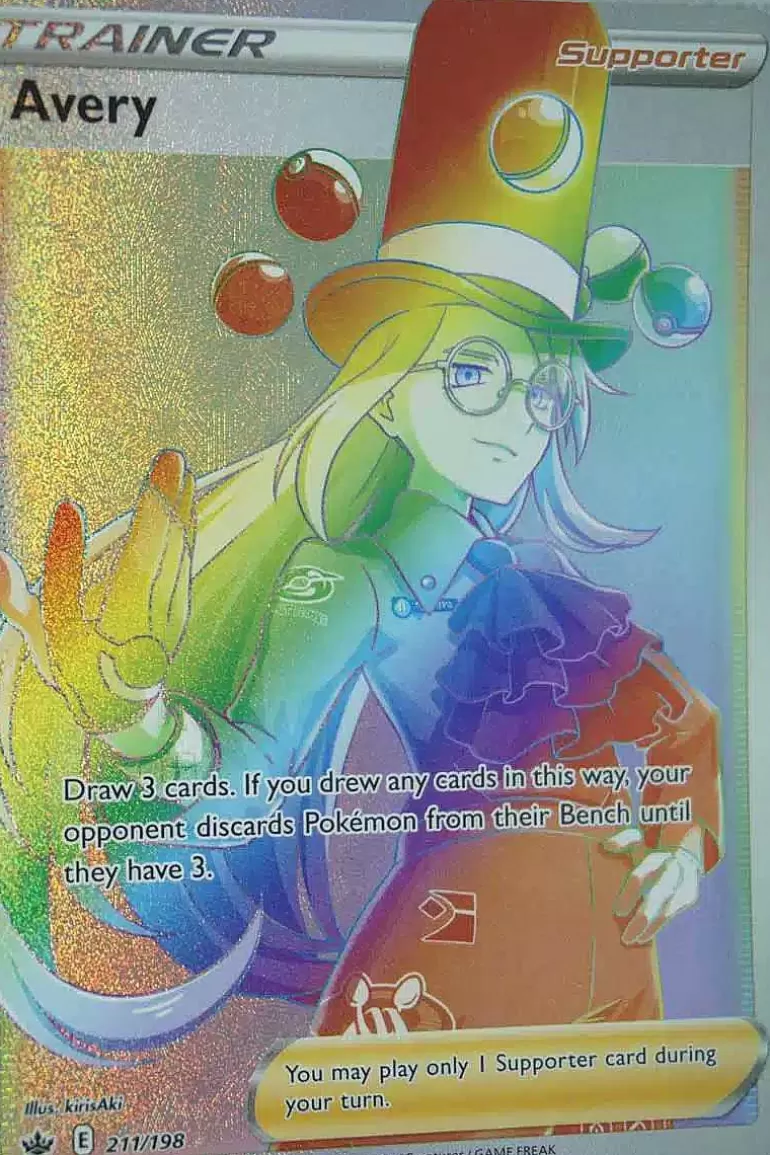 Pocket Monster Pokémon Kort-Avery 211/198 Hyper Rare