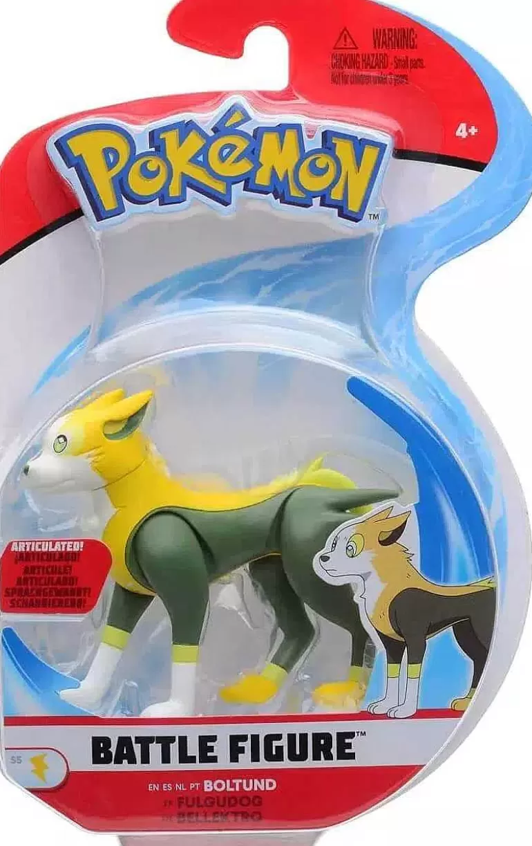 Pocket Monster Pokémon Figurer-Battle Feature Boltund Figur
