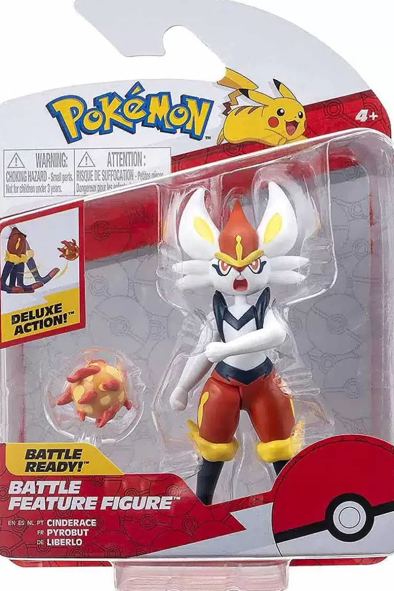 Pocket Monster Pokémon Figurer-Battle Feature Cinderace Figur