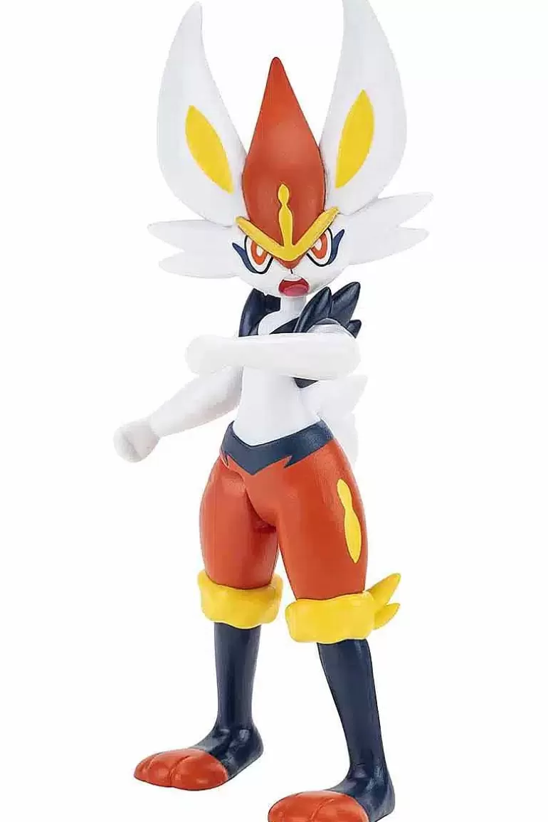 Pocket Monster Pokémon Figurer-Battle Feature Cinderace Figur