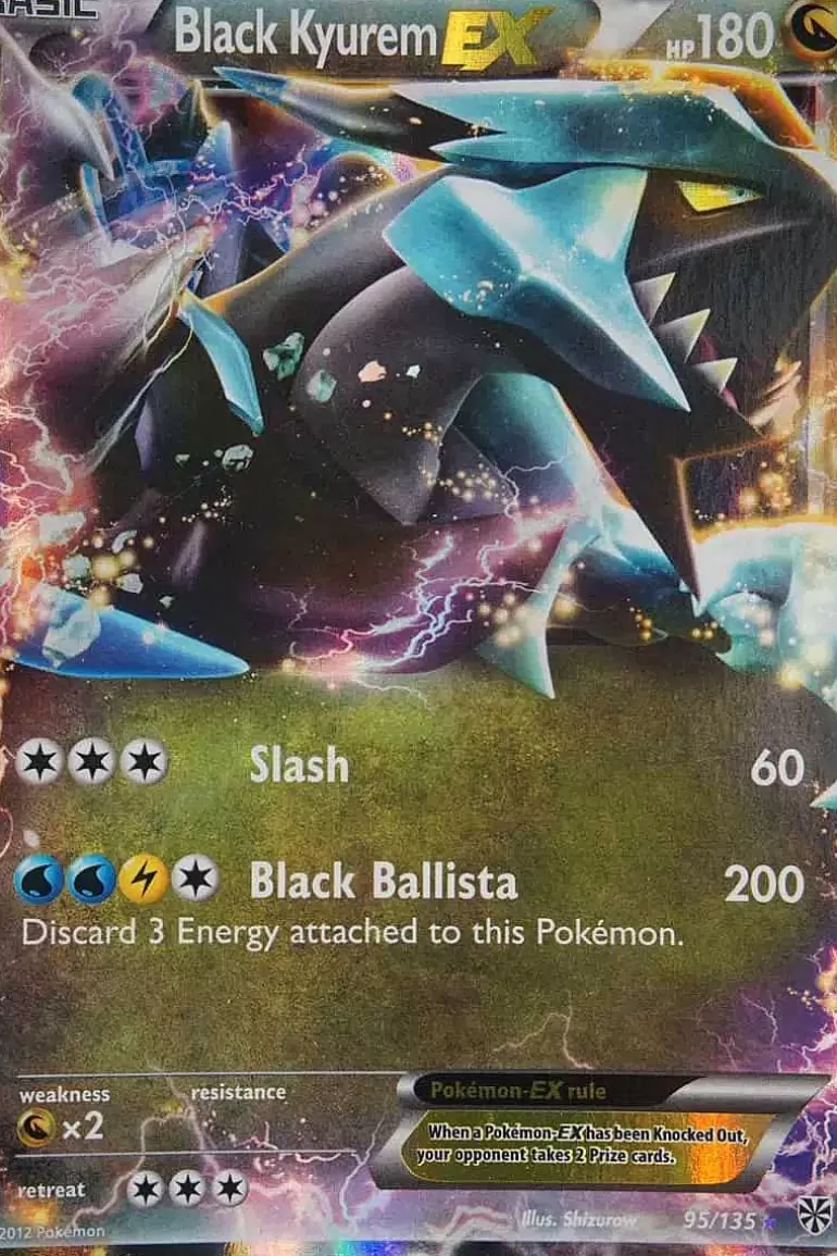 Pocket Monster Pokémon Kort-Black Kyurem Ex 95/135