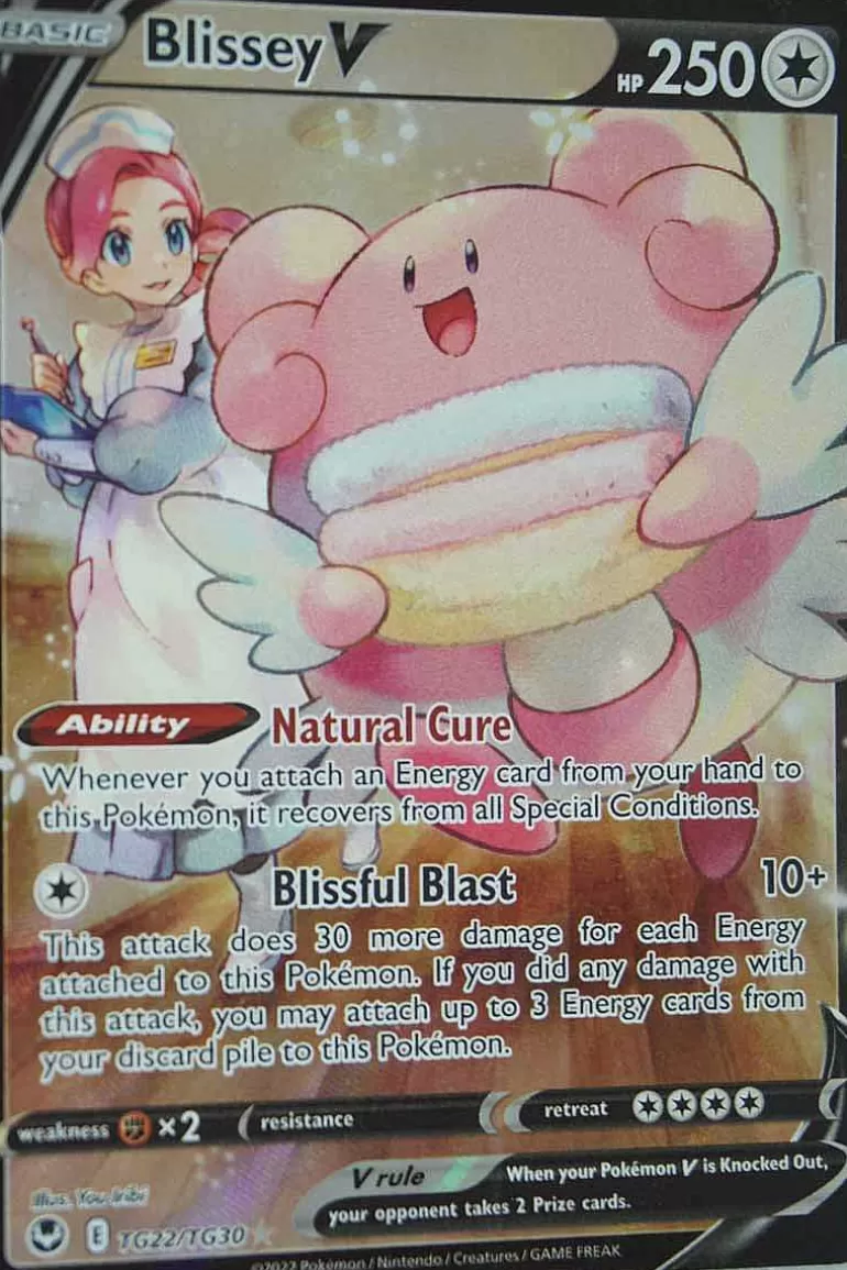 Pocket Monster Pokémon Kort-Blissey V Tg22/Tg30