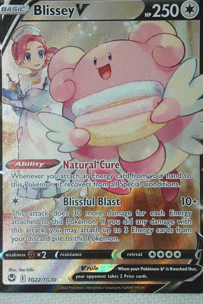 Pocket Monster Pokémon Kort-Blissey V Tg22/Tg30