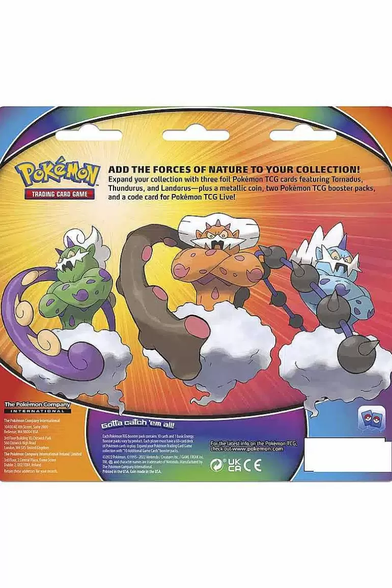 Pocket Monster Pokémon Kort-Blisterpakke Med Tornadus, Thundurus Og Landorus