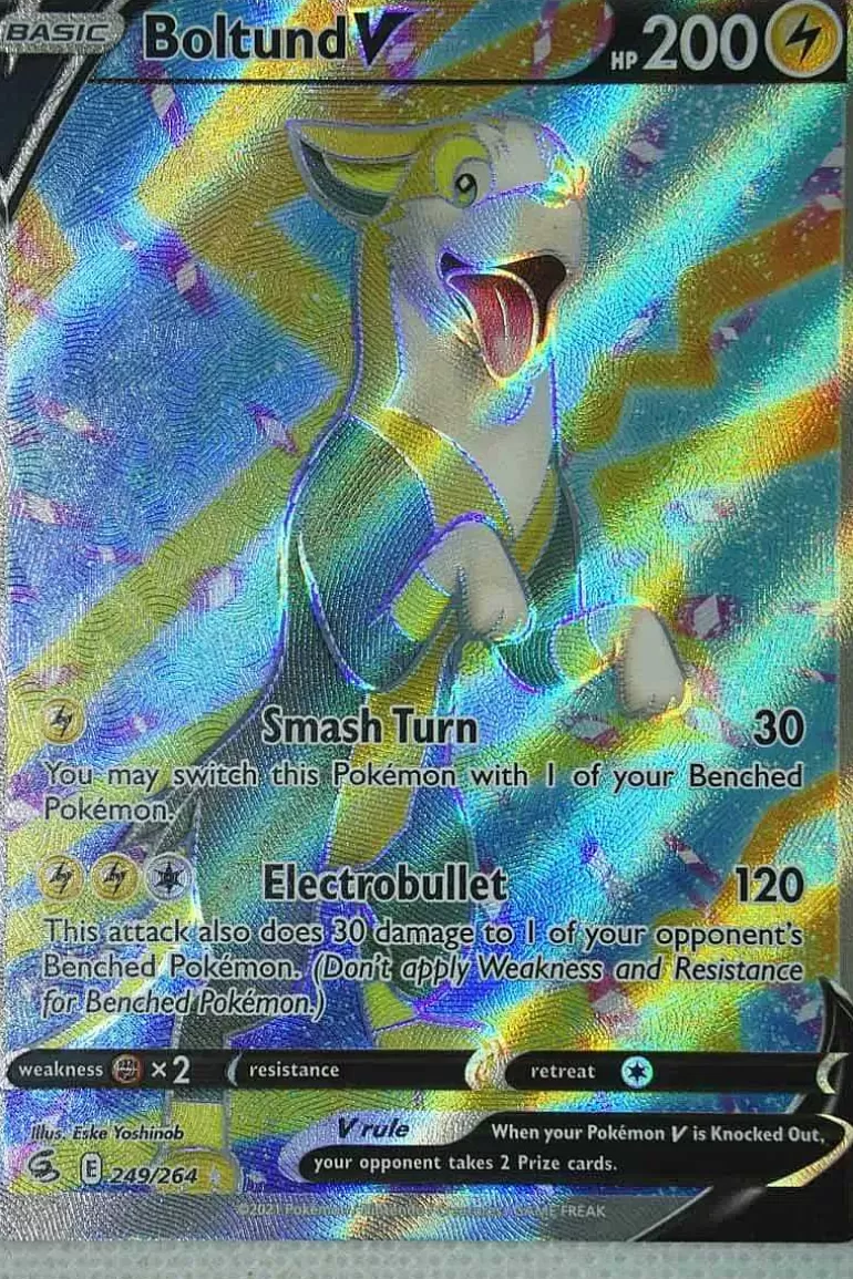 Pocket Monster Pokémon Kort-Boltund V 249/264 Full Art