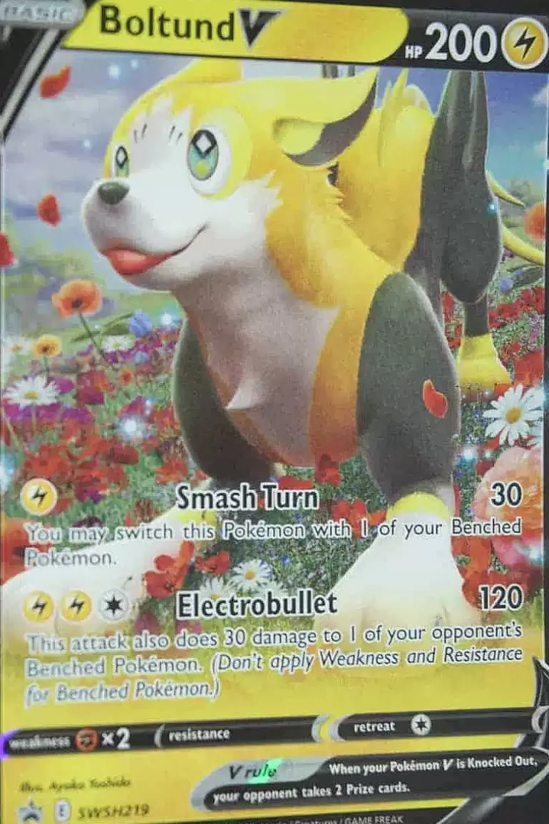 Pocket Monster Pokémon Kort-Boltund V Swsh219