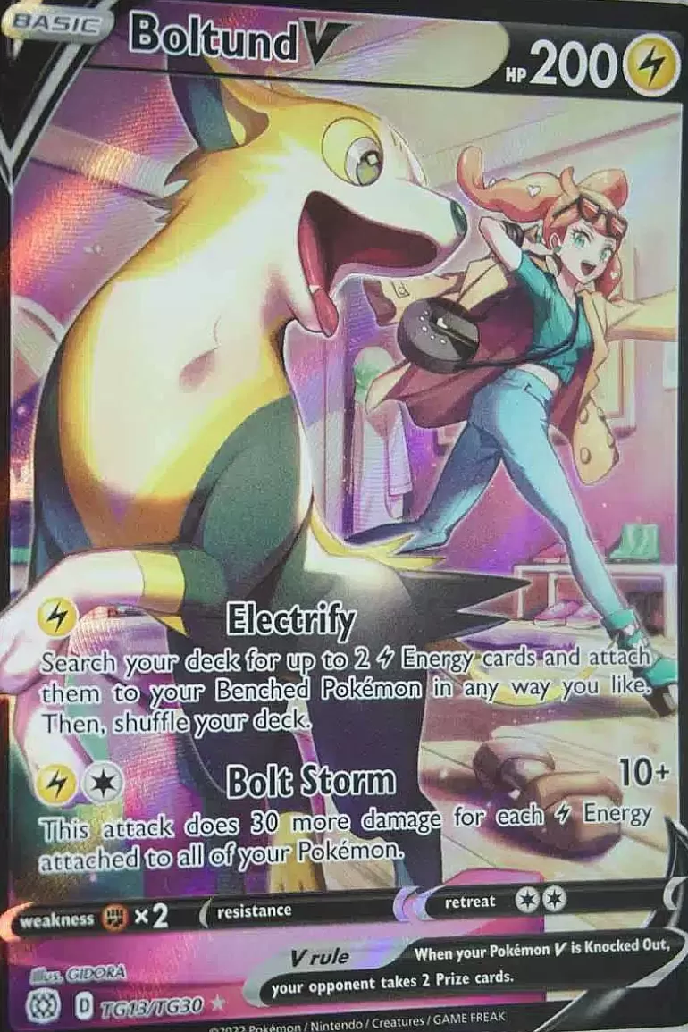 Pocket Monster Pokémon Kort-Boltund V Tg13/Tg30