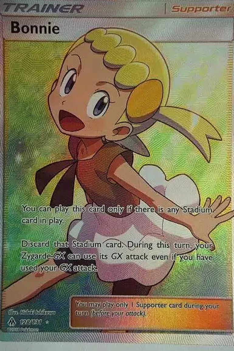 Pocket Monster Pokémon Kort-Bonnie 128/131 Full Art