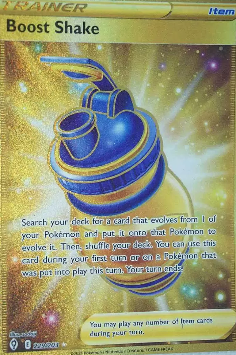 Pocket Monster Pokémon Kort-Boost Shake 229/203 Secret Rare
