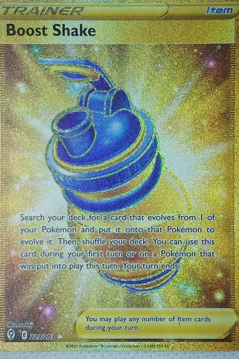 Pocket Monster Pokémon Kort-Boost Shake 229/203 Secret Rare