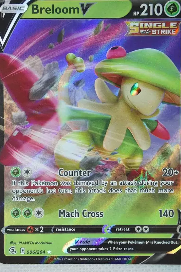 Pocket Monster Pokémon Kort-Breloom V 6/264