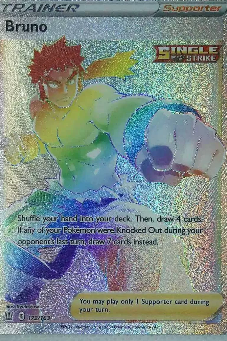 Pocket Monster Pokémon Kort-Bruno 172/163 Hyper Rare