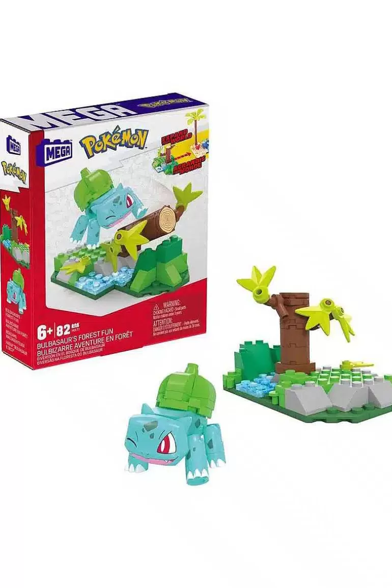 Pocket Monster Pokémon Figurer-Bulbasaur Skovsaet Mega Construx Figur