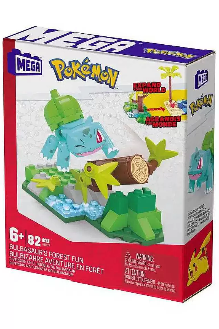 Pocket Monster Pokémon Figurer-Bulbasaur Skovsaet Mega Construx Figur