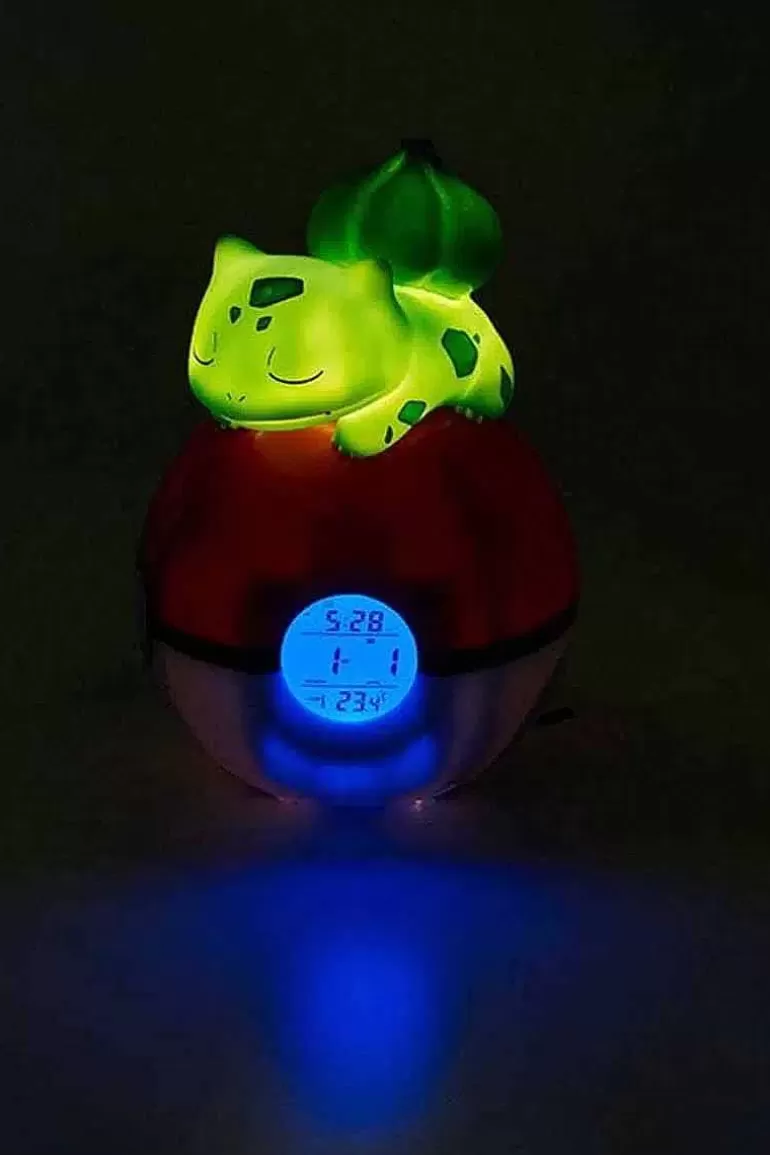 Pocket Monster Pokémon Til Børneværelset-Bulbasaur Vaekkeur Og Lampe