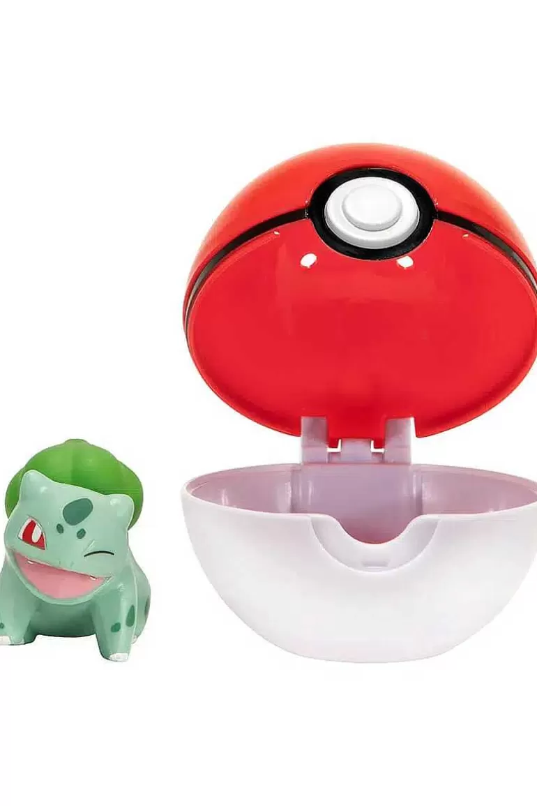 Pocket Monster Pokémon Figurer-Bulbsaur Og Poke Ball