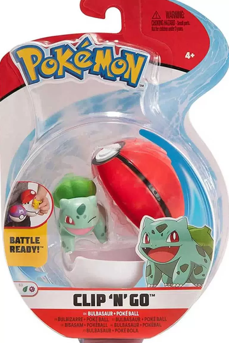 Pocket Monster Pokémon Figurer-Bulbsaur Og Poke Ball