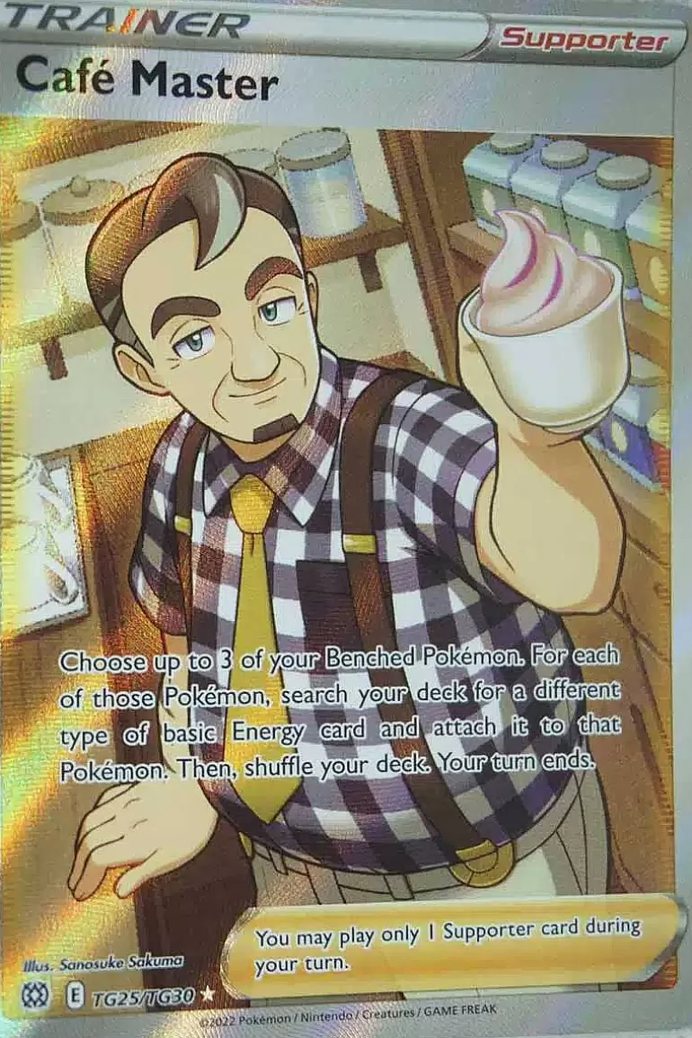 Pocket Monster Pokémon Kort-Cafe Master Tg25/Tg30