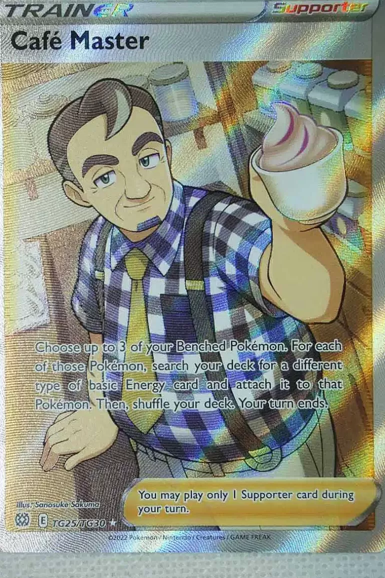 Pocket Monster Pokémon Kort-Cafe Master Tg25/Tg30