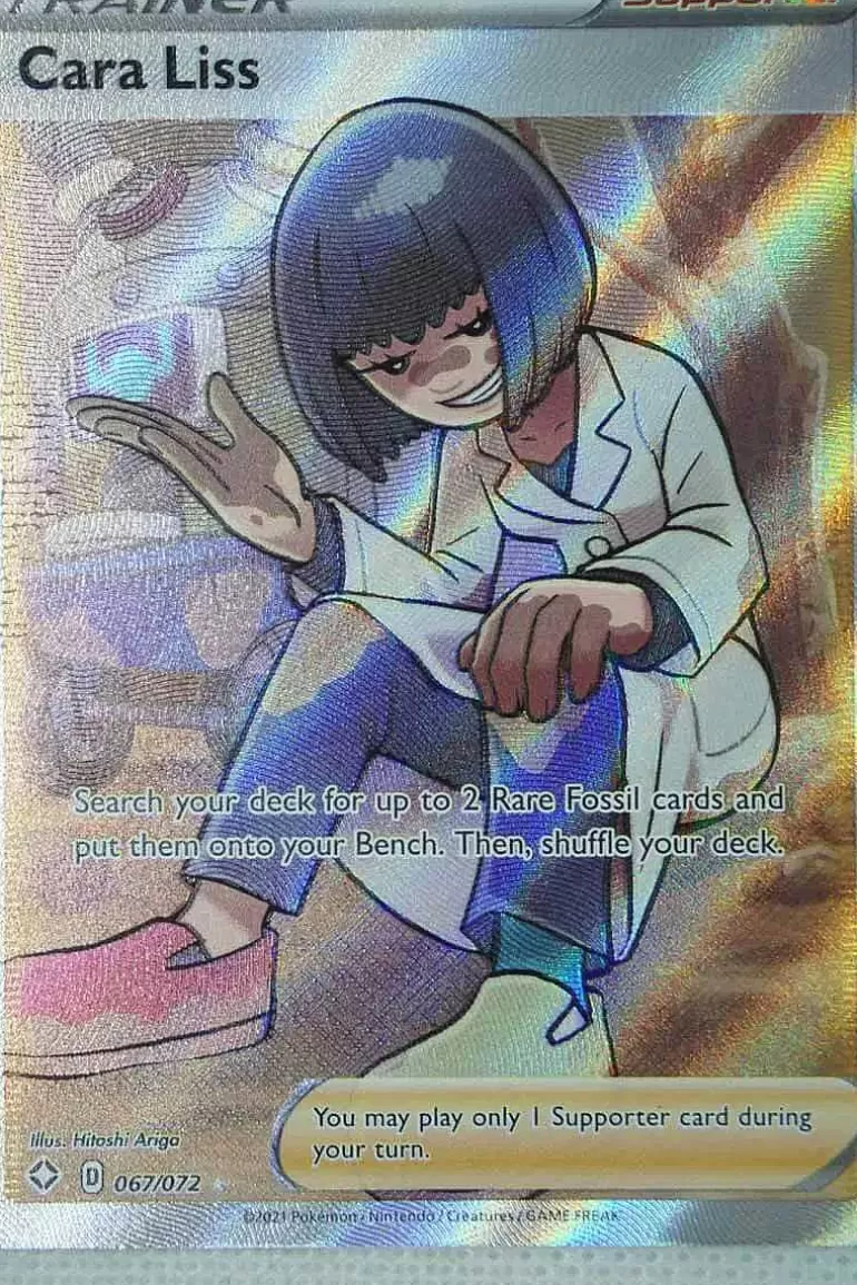 Pocket Monster Pokémon Kort-Cara Liss 67/72 Full Art
