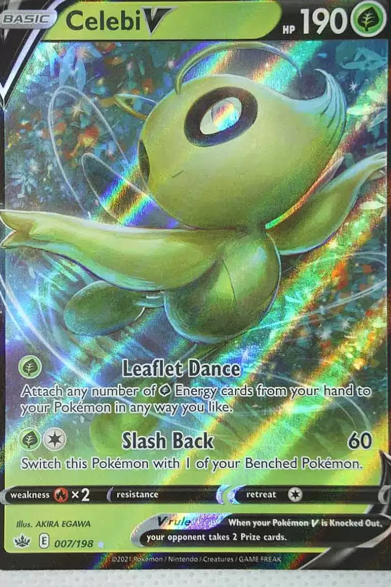 Pocket Monster Pokémon Kort-Celebi V 007/198