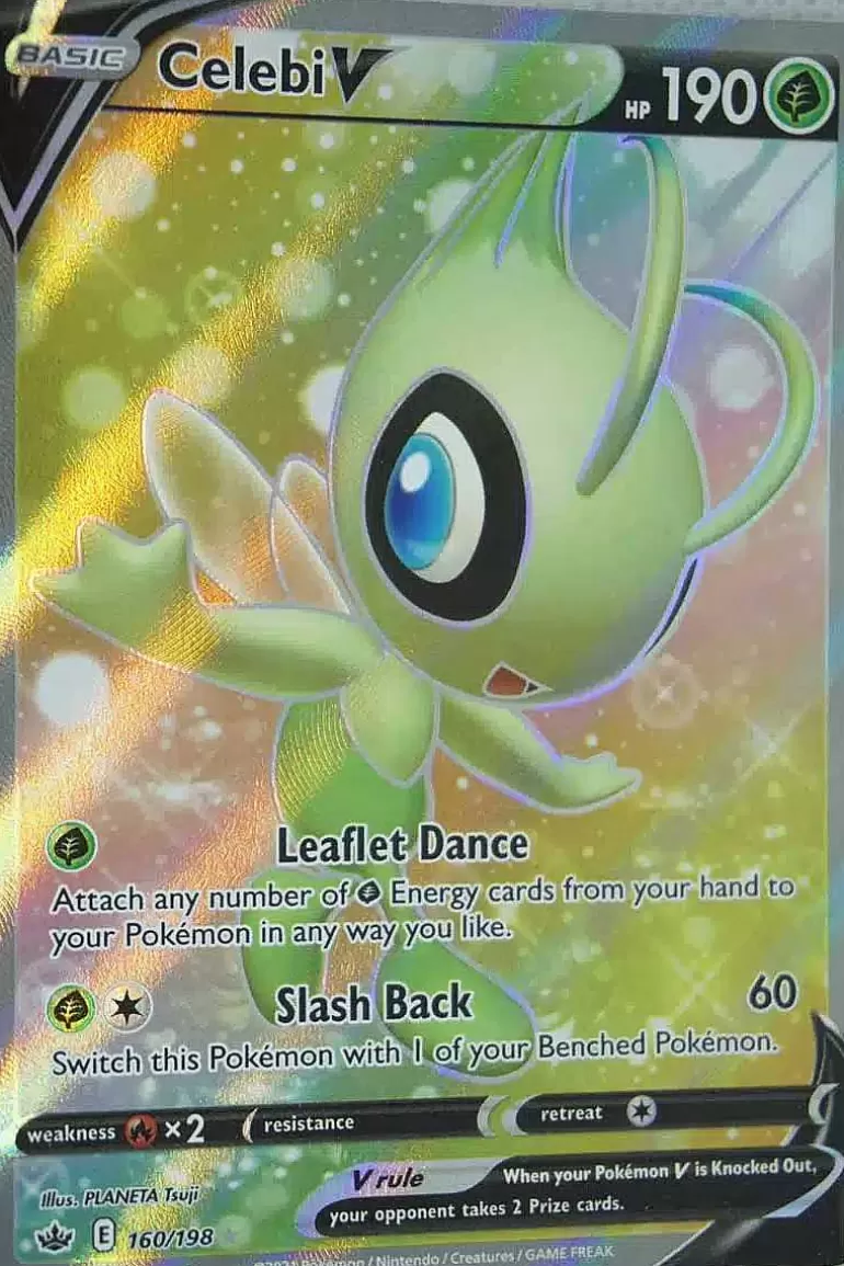 Pocket Monster Pokémon Kort-Celebi V 160/198 Full Art