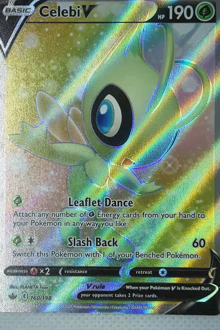 Pocket Monster Pokémon Kort-Celebi V 160/198 Full Art