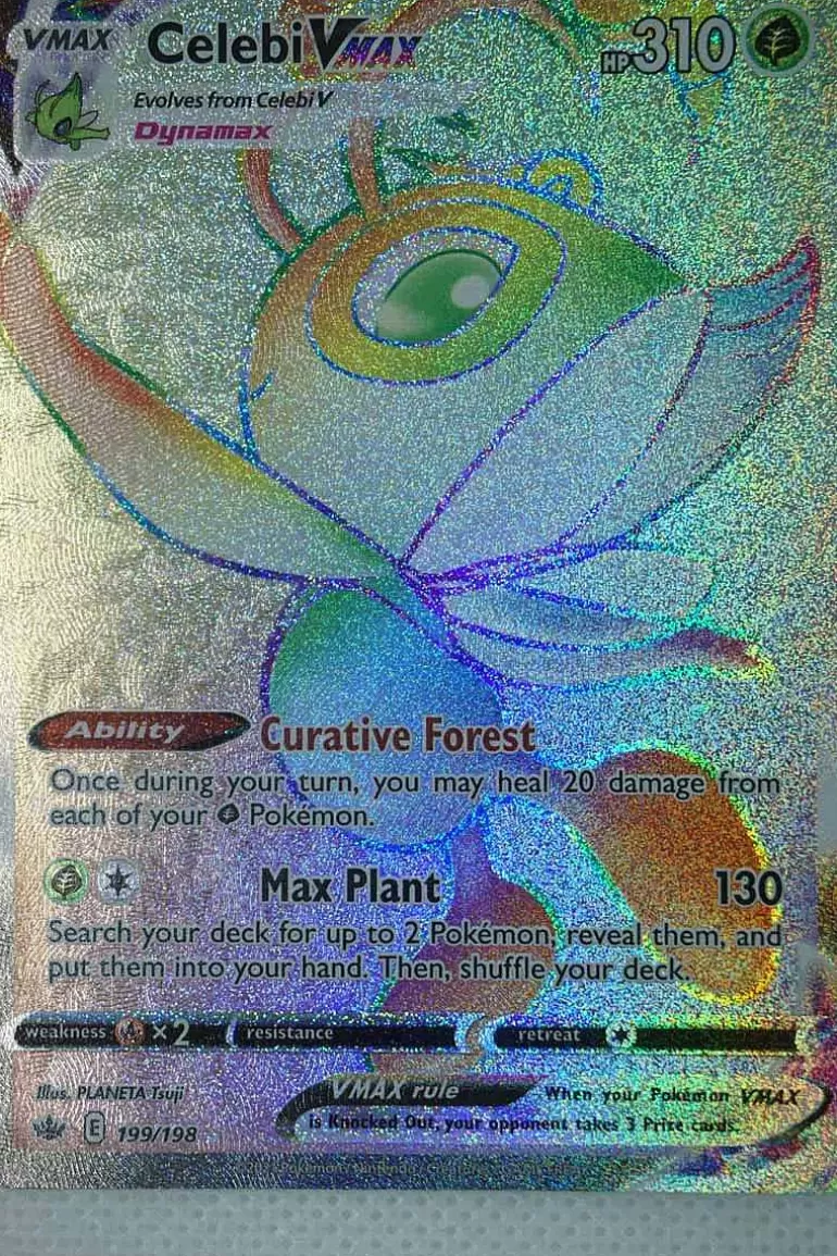Pocket Monster Pokémon Kort-Celebi Vmax 199/198 Hyper Rare