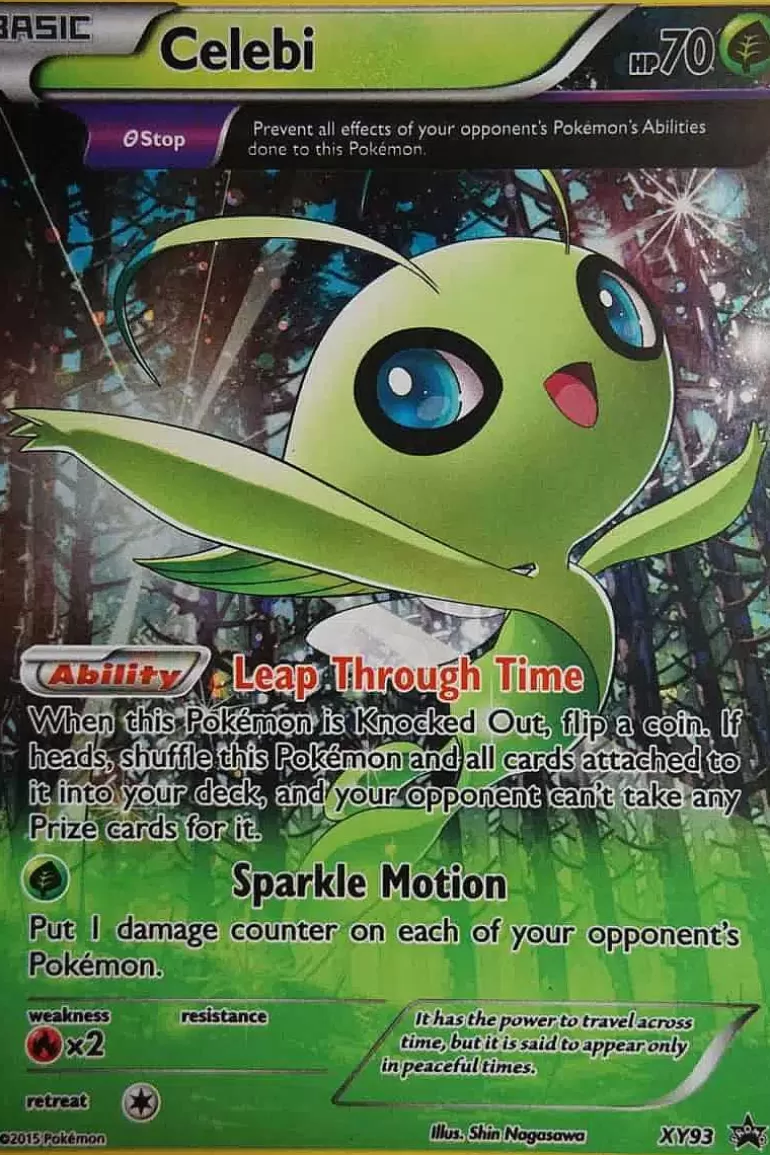 Pocket Monster Pokémon Kort-Celebi Xy93 Full Art Ultra Rare