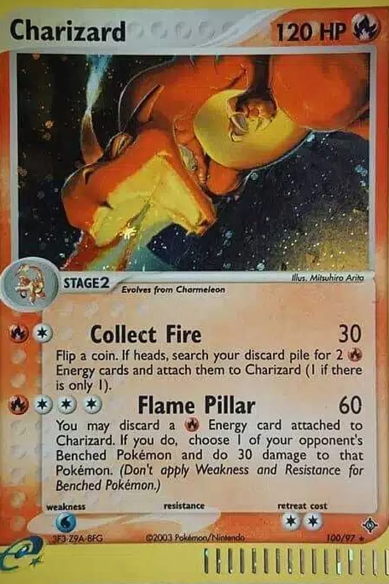 Pocket Monster Pokémon Kort-Charizard 100/97 Ultra Rare