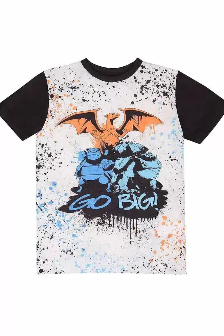 Pocket Monster Pokémon Til Børneværelset-Charizard Blastoise Og Venusaur T Shirt Til Born
