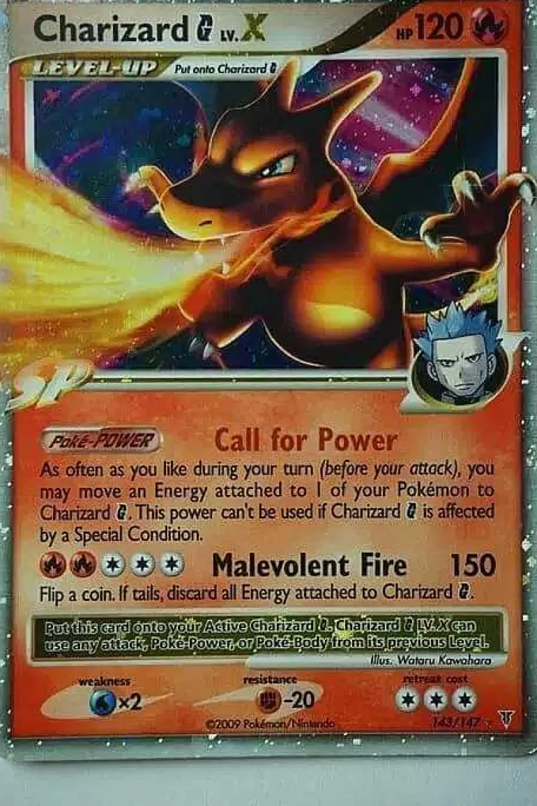 Pocket Monster Pokémon Kort-Charizard G Lv.X 143/147