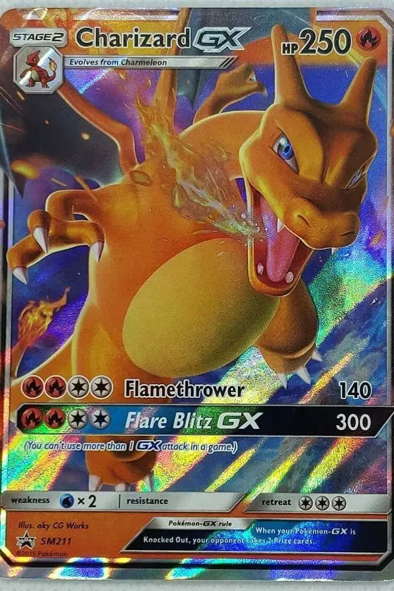 Pocket Monster Pokémon Kort-Charizard Gx Sm211
