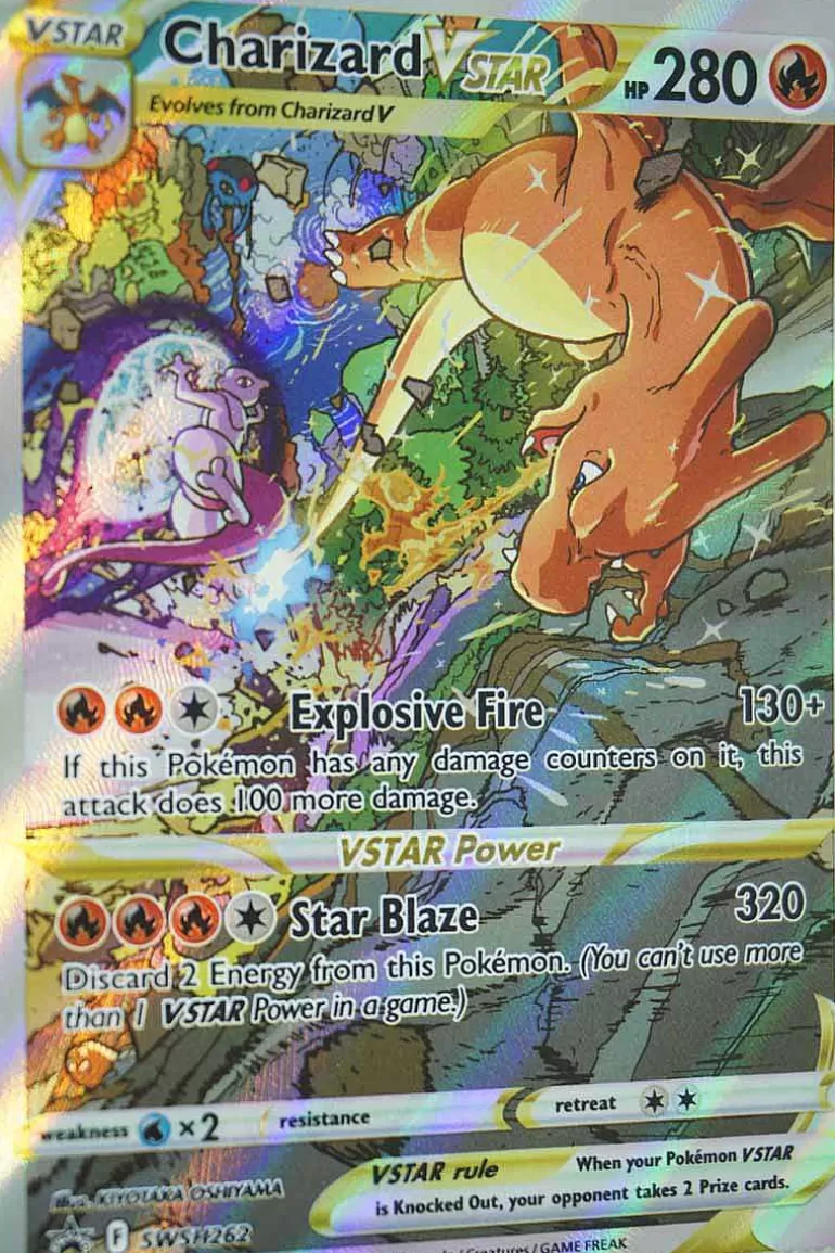 Pocket Monster Pokémon Kort-Charizard Vstar Swsh262 Alternate Art
