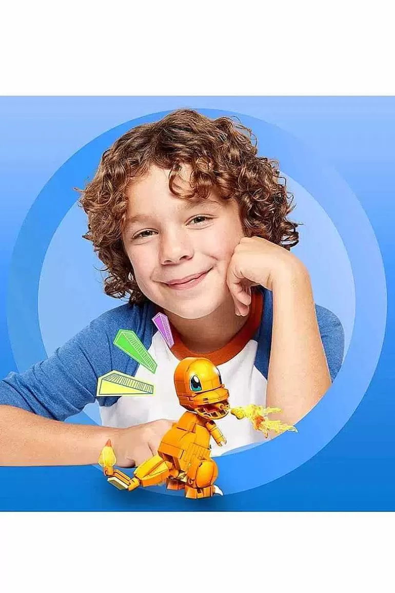 Pocket Monster Pokémon Figurer-Charmander Mega Construx Figur