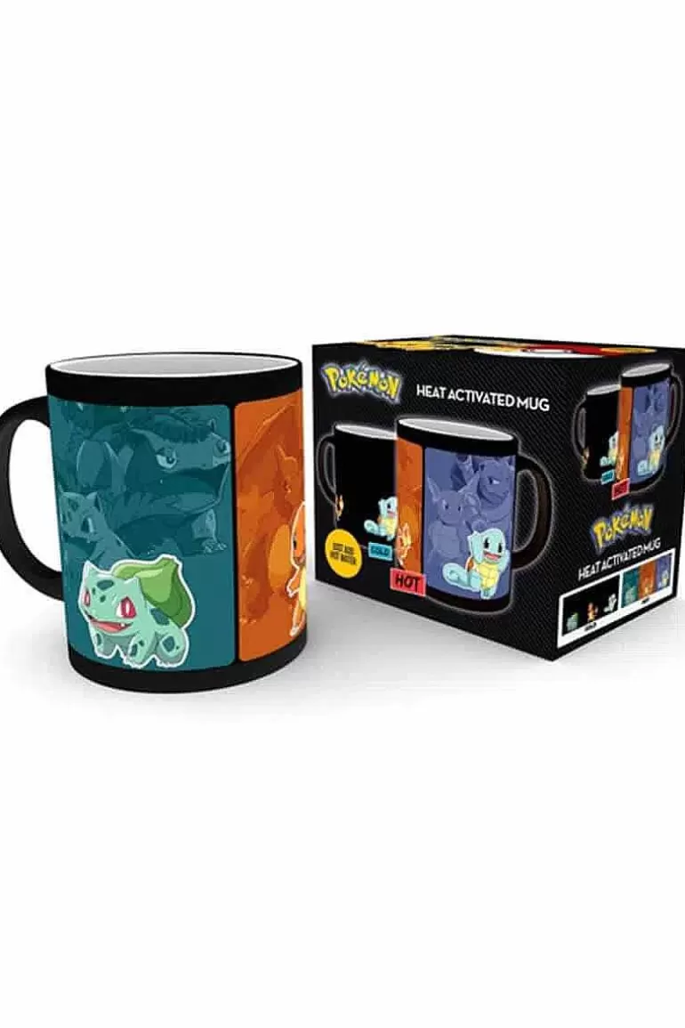Pocket Monster Pokémon Til Børneværelset-Charmander Squirtle Bulbasaur Krus Med Farveskift