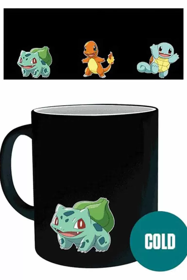 Pocket Monster Pokémon Til Børneværelset-Charmander Squirtle Bulbasaur Krus Med Farveskift