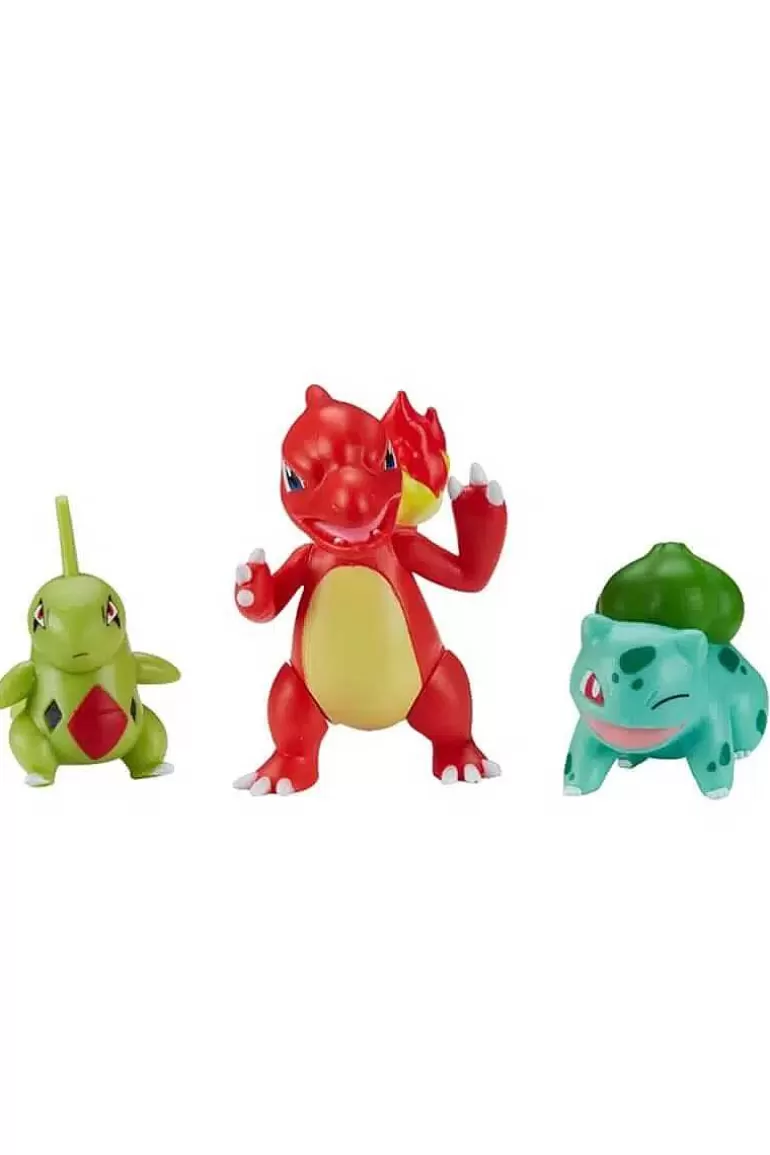 Pocket Monster Pokémon Figurer-Charmeleon, Bulbasaur Og Larvitar Figurer